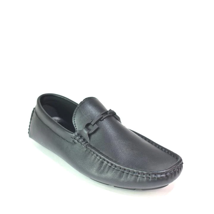 Mens Shoes Italian Style Loafer Black
