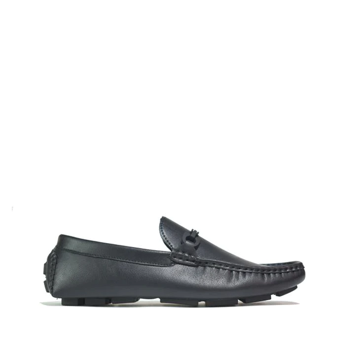 Mens Shoes Italian Style Loafer Black