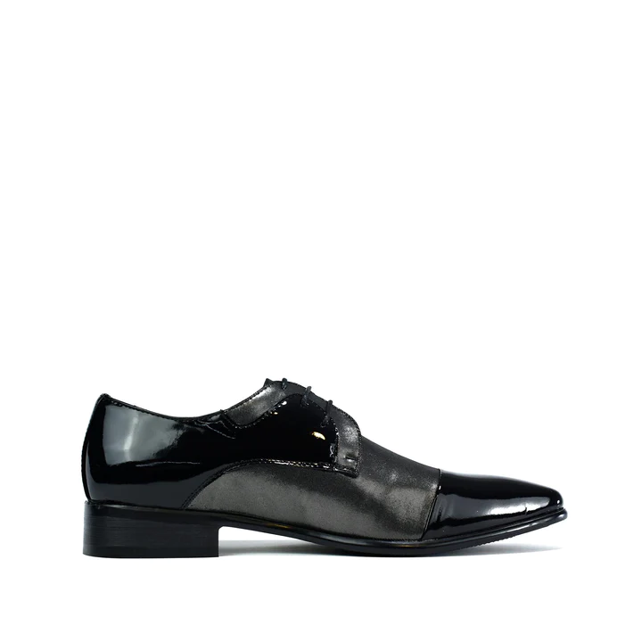 Mens Formal Party Shoes Grey