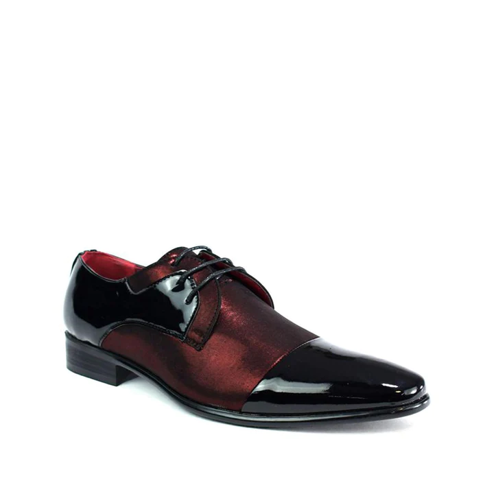 Mens Formal Party Shoes Red