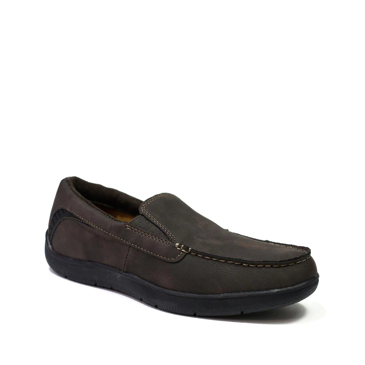 Mens Casual Shoes Leather Brown