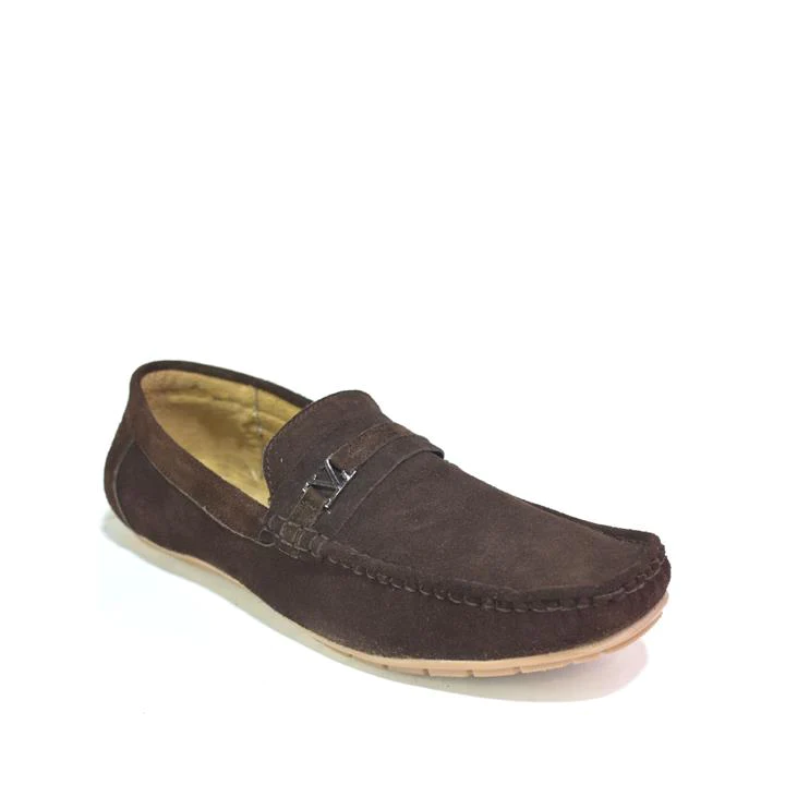 Mens Shoes Leather Pu Brown