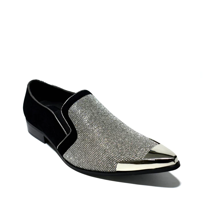 Mens Shoes Italian Designer Silver