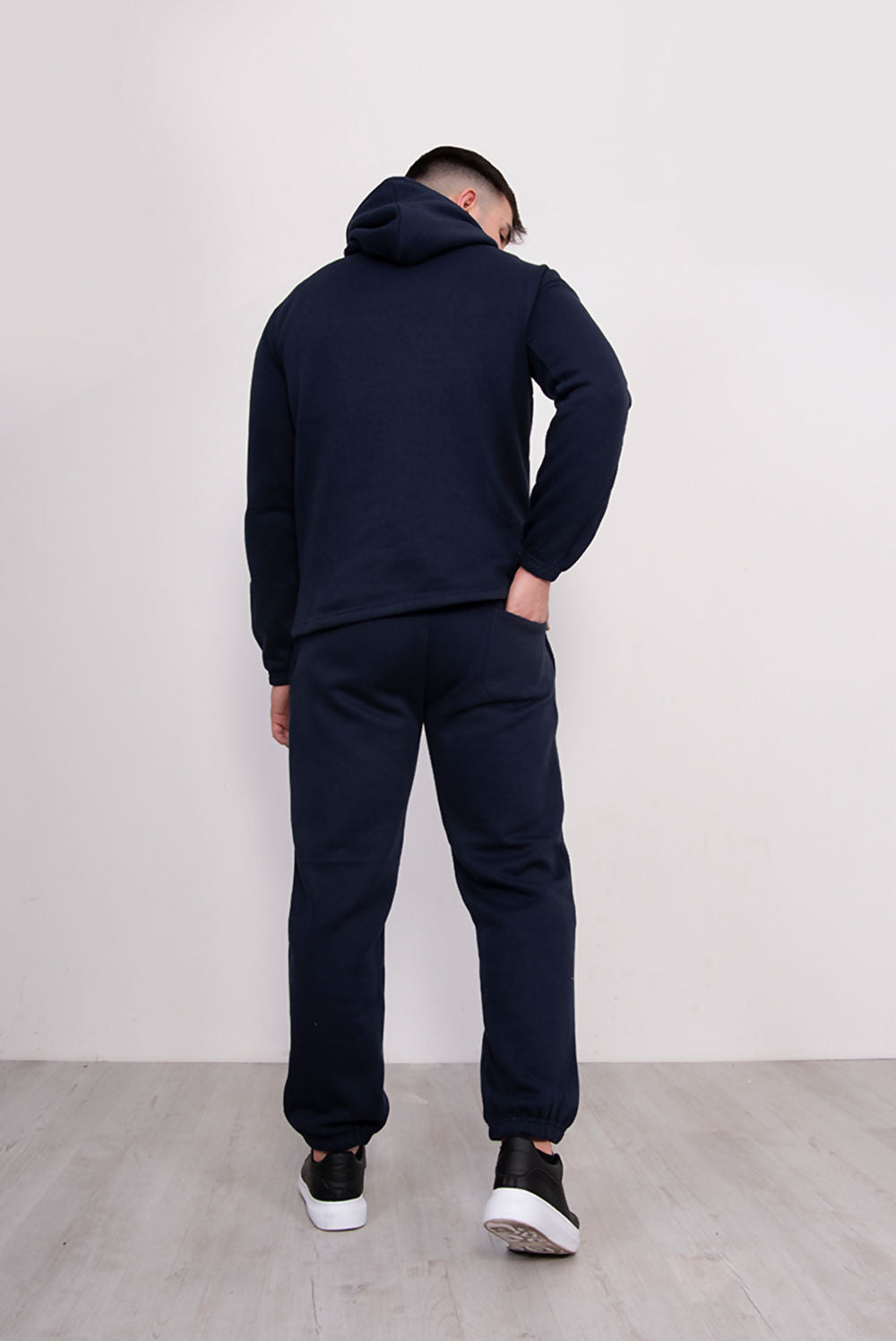MENS PULLOVER HOODED TRACKSUIT NAVY