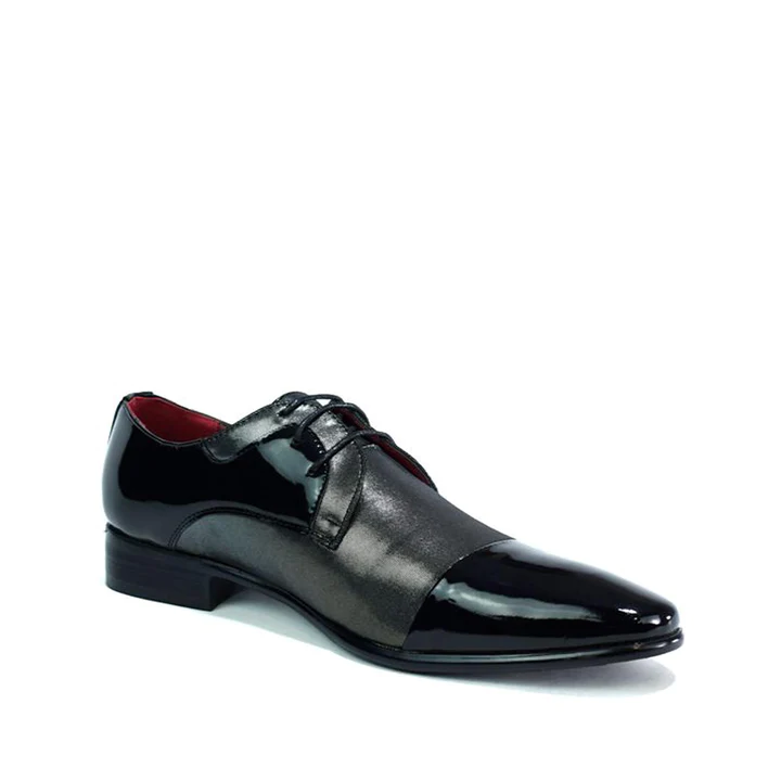 Mens Formal Party Shoes Grey