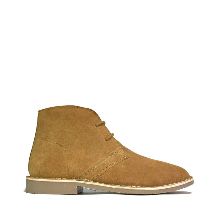 Mens Suede Boots Camel