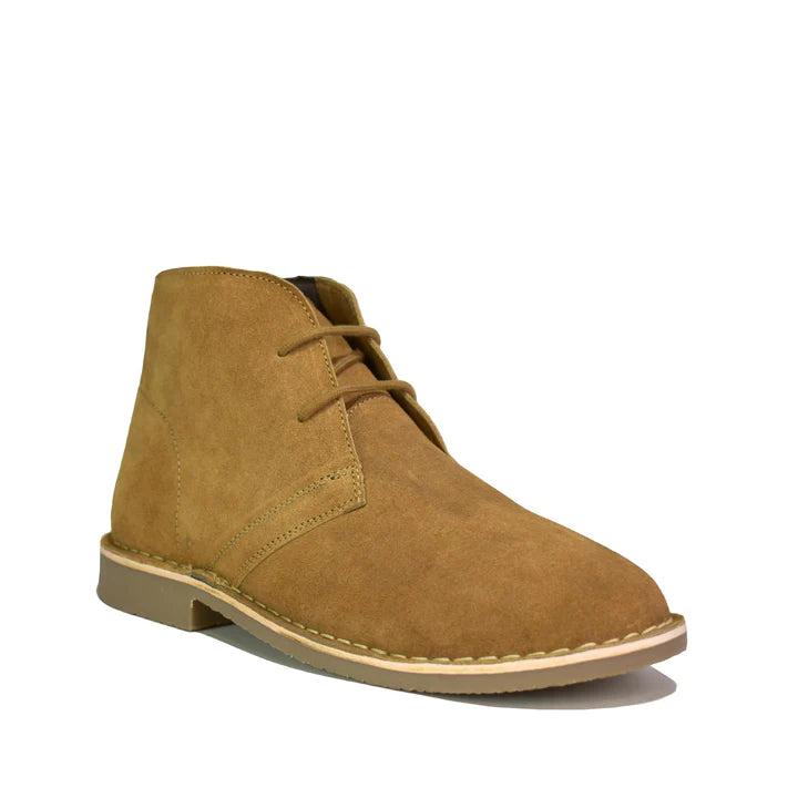 Mens Suede Boots Camel