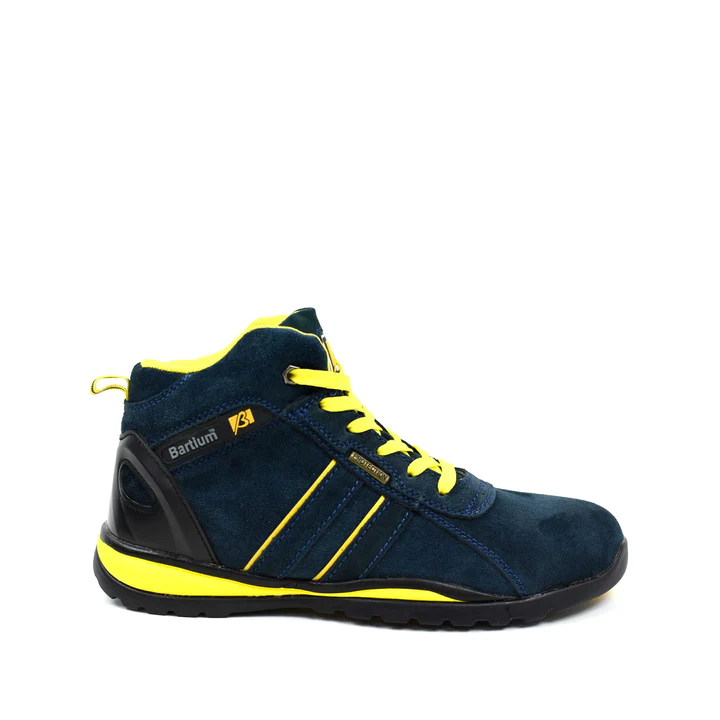 Mens Safety Work Trainers Navy/Yellow