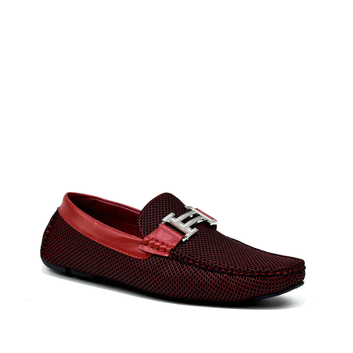 Mens Casual Shoes Pu Red