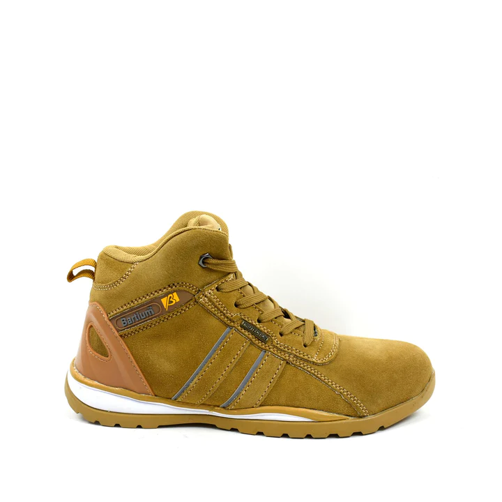 Mens Safety Work Trainers Sand