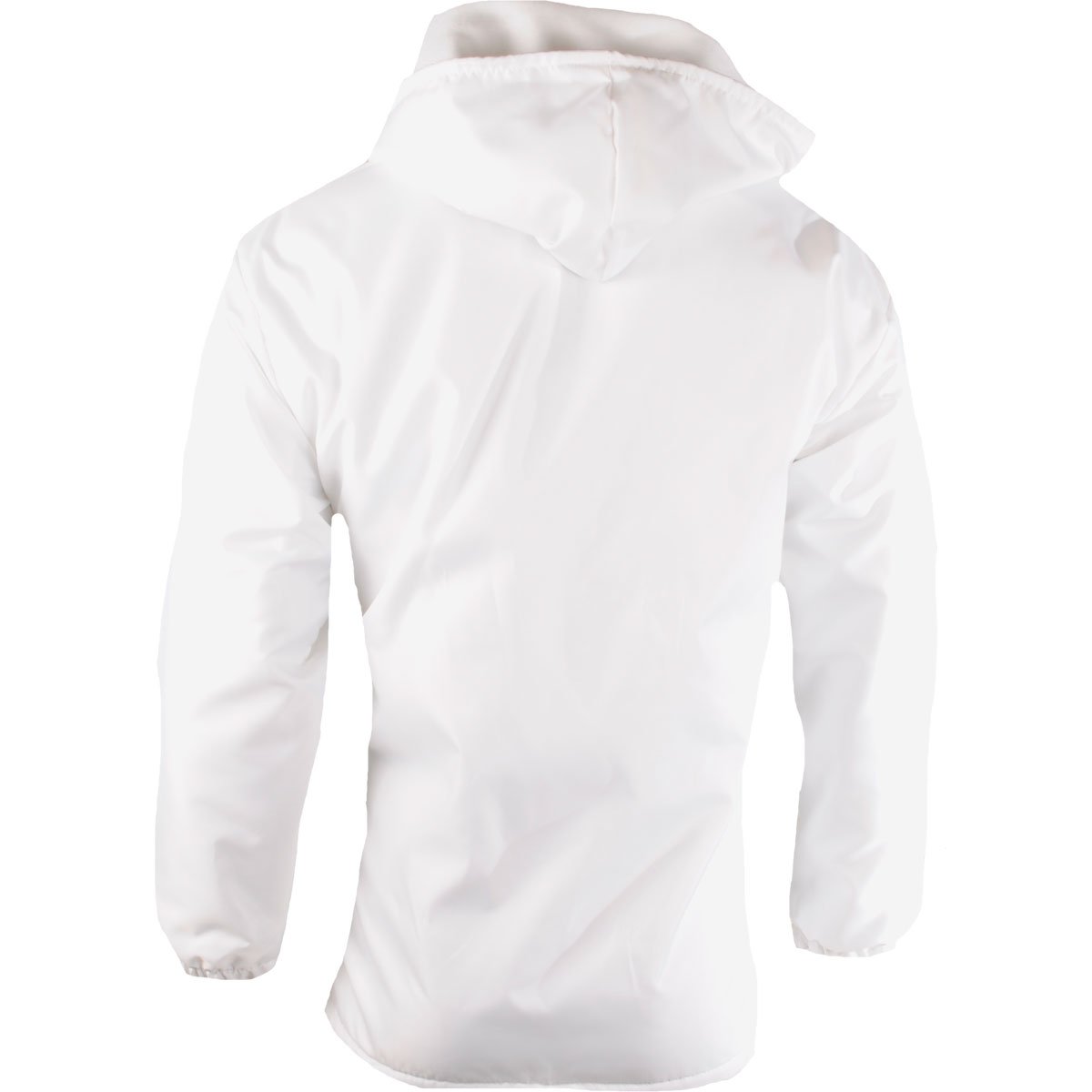 Designer Fleece Lined Hooded Bowling Jackets - White
